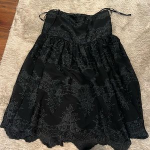 Shonajoy black mini dress